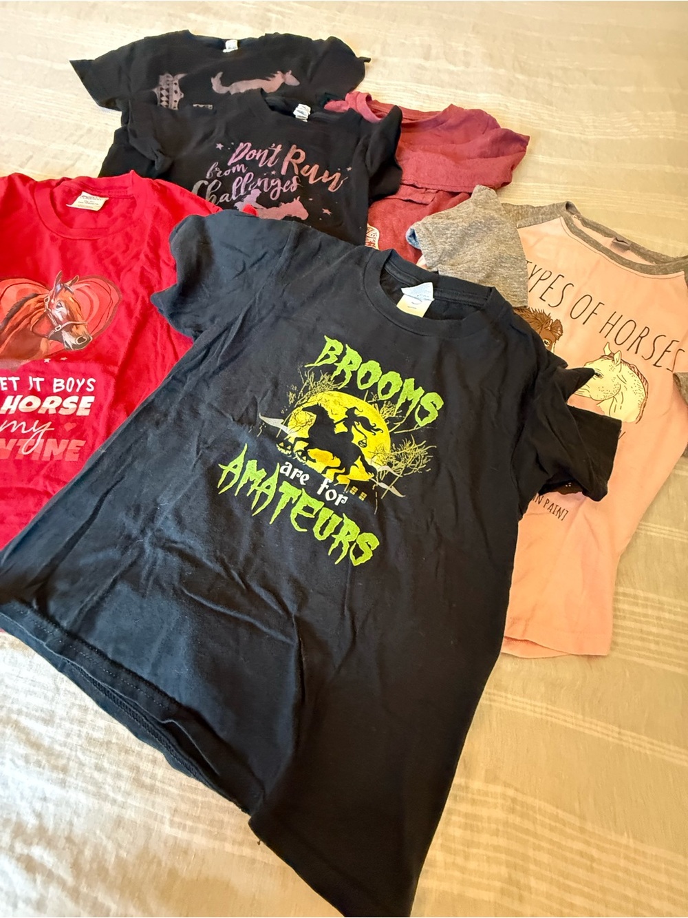 Kids horse tee shirt lot